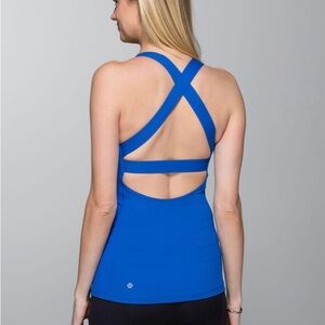 Lululemon" Core Kicker Tank Baroque Blue